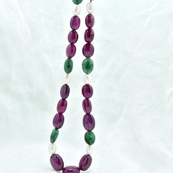 Manufacturers Exporters and Wholesale Suppliers of Stone Mala Jaipur Rajasthan